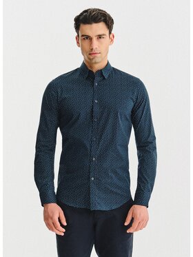 Pako Lorente Pako Lorente Koszula P25WF-1X-038 Granatowy Slim Fit