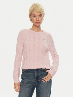 Tommy Hilfiger Tommy Hilfiger Maglione WW0WW43586 Rosa Regular Fit