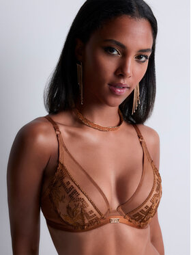 Aubade Aubade Podprsenka Bralette 4BF12 Zlatá
