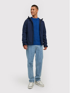 Jack&Jones Jack&Jones Geacă softshell Marvin 12212363 Bleumarin Regular Fit