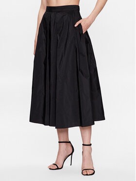 DKNY DKNY Fustă midi P3ANTQBY Negru Regular Fit