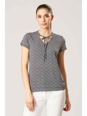 QUIOSQUE QUIOSQUE Halenka BREAK BLOUSE Černá Regular Fit