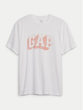 Gap Majica 664011-02 Bela Regular Fit