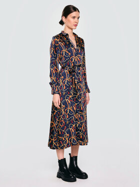 BIG STAR BIG STAR Sukienka codzienna UMI Granatowy Shirt Fit