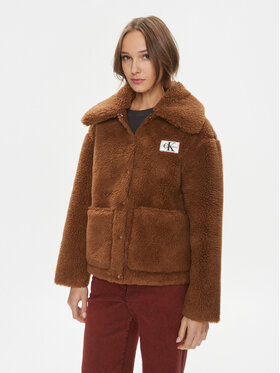 Calvin Klein Jeans Calvin Klein Jeans Демісезонна куртка J20J221893 Коричневий Relaxed Fit