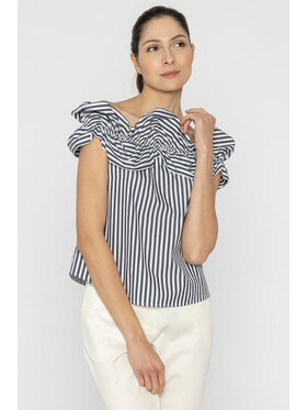 Deni Cler Milano Deni Cler Milano Top W-DC-0003-D2-G1-15-1 Kolorowy Regular Fit