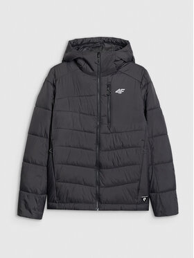 4F 4F Kurtka wielofunkcyjna HALNY Czarny Regular Fit