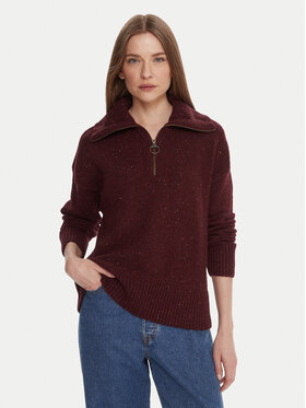 Barbour Barbour Džemperis LKN1579RE88 Bordo Regular Fit