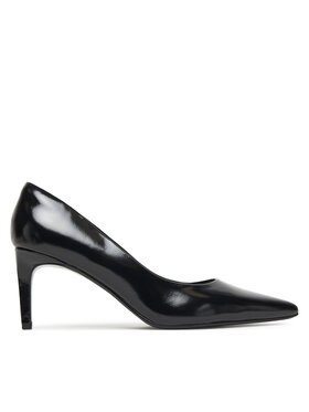 Calvin Klein Calvin Klein Štikle Ess Stiletto 70 Shiny Lth HW0HW02828 Crna