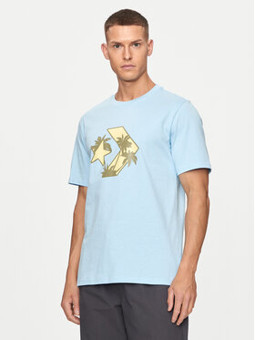 Converse Converse T-shirt M Festival Star Chev Tee 10026417-A03 Plava Regular Fit