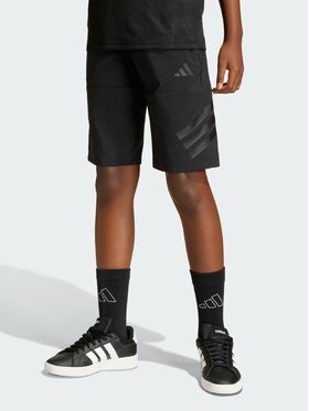 adidas adidas Szorty materiałowe 158771 Czarny Regular Fit