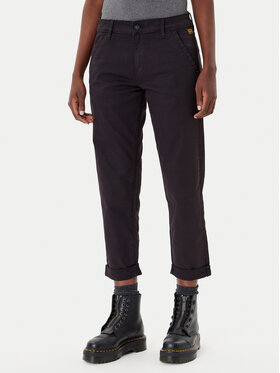 G-Star Raw G-Star Raw Auduma bikses Kate D25257-C106 Melns Boyfriend Fit