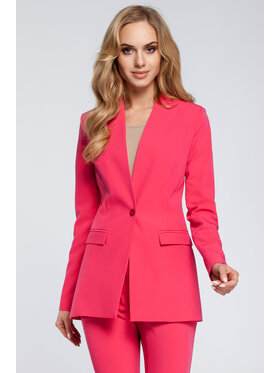 Made of Emotion Made of Emotion Marynarka M304 Różowy Casual Fit