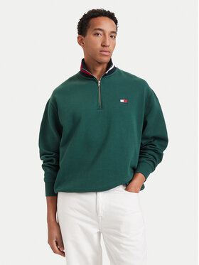 Tommy Jeans Tommy Jeans Μπλούζα DM0DM23605 Σκούρο πράσινο Relaxed Fit