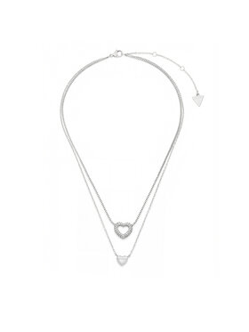 Guess Guess Κολιέ JUBN05 026JW Ασημί