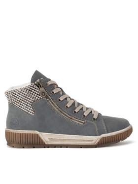 Rieker Rieker Trzewiki N0709-14 Niebieski