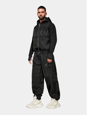 MADE BY SOCIETY MADE BY SOCIETY Spodnie materiałowe SLOPE Pants - P17739 Czarny Basic Fit
