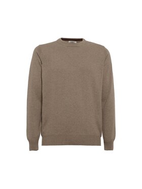 ACANFORA ACANFORA Sweter 10300-14 Brązowy Regular Fit