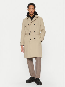 HUGO HUGO Тренч Maluks 50535072 Бежов Regular Fit