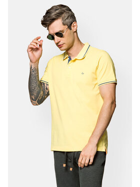 Lancerto Lancerto Polo Adrian PO073122000013 Żółty Regular Fit