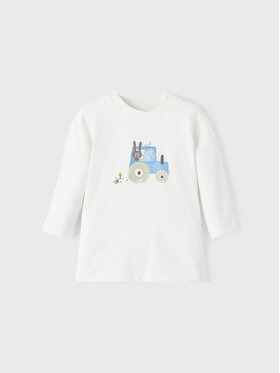 NAME IT NAME IT Μπλουζάκι 13206871 Λευκό Regular Fit