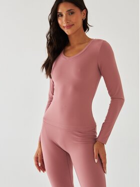 BeShaped BeShaped Longsleeve Morning Dew Różowy Shaping Fit