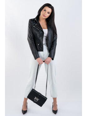 ROCKANDBLUE ROCKANDBLUE Kožená bunda Mary Černá Regular Fit