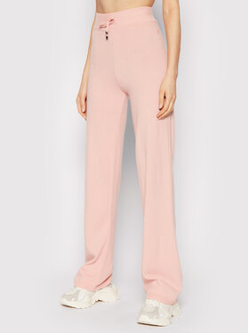 Juicy Couture Juicy Couture Melegítő alsó JCKB221004 Rózsaszín Regular Fit