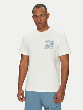 Lacoste Lacoste T-Shirt TH0288 Écru Classic Fit