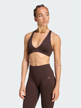 adidas adidas Biustonosz sportowy 162858 Brązowy