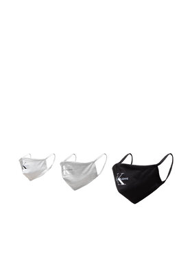 Calvin Klein Jeans Calvin Klein Jeans Set od 3 tekstilne maske Face Cover 3-Pack K50K508128 Bijela
