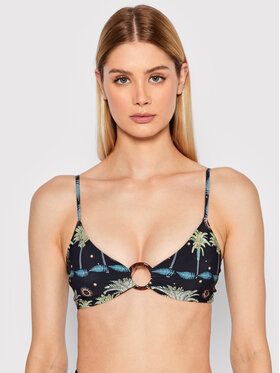Malai Malai Bikinio viršus Palm Sunbeam Mazu T19136 Juoda