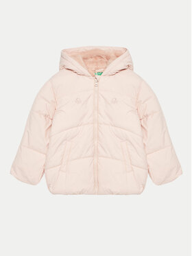 United Colors Of Benetton United Colors Of Benetton Giubbotto invernale 2SJ1GN03I Rosa Regular Fit