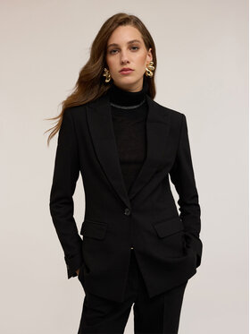 Motivi Motivi Giacca di transizione Q762Q000988N033 Nero Regular Fit