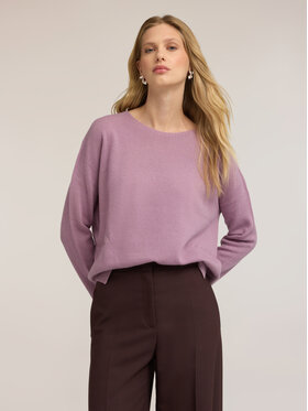 Motivi Motivi Sweter M343E002402N009 Fioletowy Over Fit