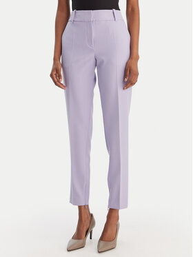 HUGO HUGO Bavlnené nohavice Hedima-1 50544742 Fialová Slim Fit