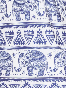 Mr. GUGU & Miss GO Majica Unisex Elephants Pattern Pisana Regular Fit