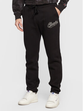 Champion Champion Spodnie dresowe Varsity 217889 Czarny Regular Fit