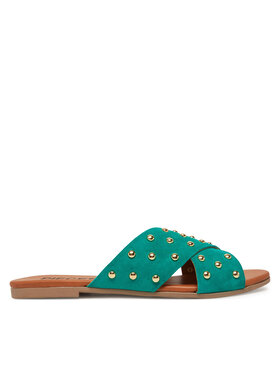 Pieces Pieces Klapki 17156837 Zielony
