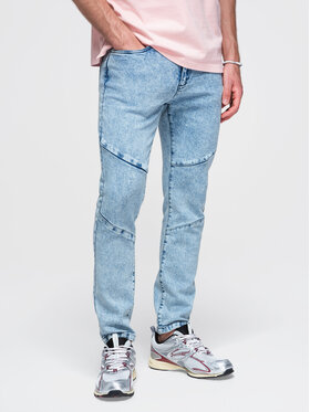 Ombre Ombre Jeansy P1527 Niebieski Authentic Slim Fit