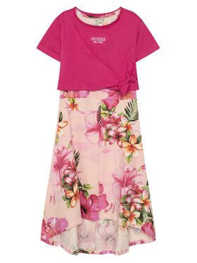 Guess Guess Vestito da giorno J6GK15 K6YW4 Rosa scuro Regular Fit