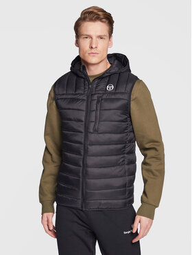 Sergio Tacchini Sergio Tacchini Kamizelka Nessen 39410 Czarny Regular Fit