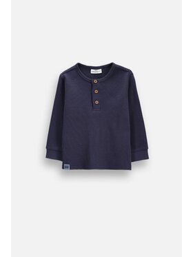 Coccodrillo Coccodrillo S dlouhým rukávem ZC6143103MBN-015 Tmavomodrá Regular Fit