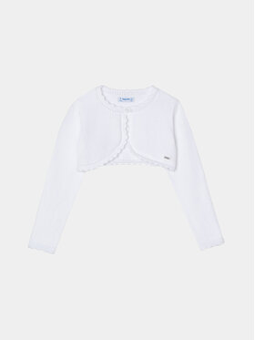 Mayoral Mayoral Болеро 320 Білий Regular Fit