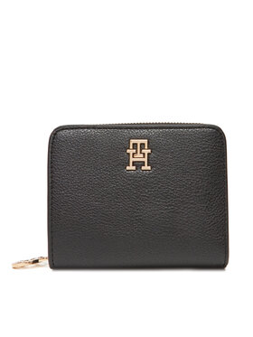 Tommy Hilfiger Tommy Hilfiger Μικρό Πορτοφόλι Γυναικείο Th Distinct Med Za AW0AW17473 Μαύρο