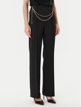 TWINSET TWINSET Spodnie palazzo 252TP2281 Czarny Wide Leg