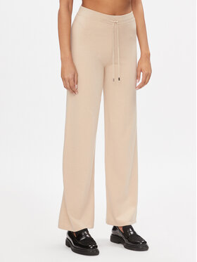 Liu Jo Sport Liu Jo Sport Pantaloni tricotați TA4052 MS005 Bej Bootcut Fit
