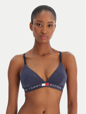 Tommy Hilfiger Tommy Hilfiger Podprsenka Bralette UW0UW06040 Tmavomodrá