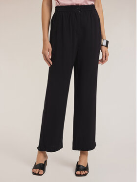 Motivi Motivi Pantaloni di tessuto P158W000810N033 Nero Regular Fit