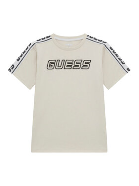 Guess Guess T-Shirt L4YI50 J1314 Μπεζ Regular Fit